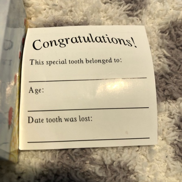 Toothfairy Box and Notecard - Picture 4 of 9